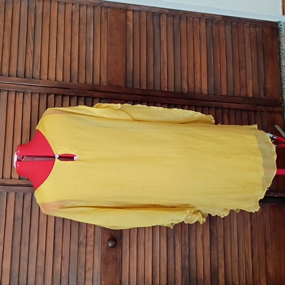 Flowy Yellow Dress - Picture 2 of 9